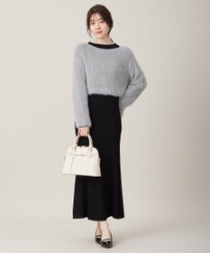 ANY SIS 【2SET】シャギー ニット × ワンピース セット