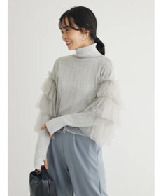 Green Parks ・ＥＬＥＮＣＡＲＥ　ＤＵＥ　２ｗａｙチュールブラウス