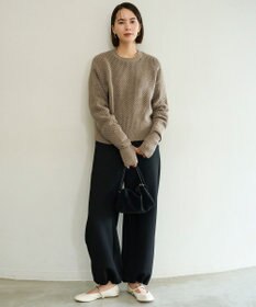 UNFILO L 【野呂佳代さん着用】BEAUTY FORM JERSEY イージーパンツ