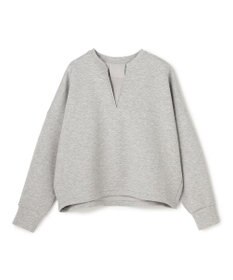 UNFILO BEAUTY FORM JERSEY キーネック トップス TOPグレー