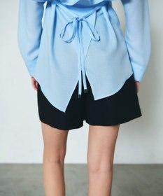 GRACE CONTINENTAL ツイードラップショートパンツ