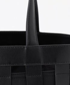 Y'SACCS 【リサイクルレザー】メッシュかごバッグ　small