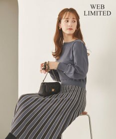 WEB限定カラーあり】プリーツコンビニット ワンピース / Feroux  