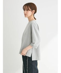 Green Parks ボートネックラメミニ裏毛プルオーバー