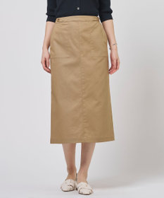 J.PRESS LADIES L 【WEB限定カラーあり】TCシャンブレーサテンST ナロー スカート