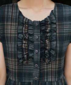 Tiaclasse L 【洗える】フリルワンピース