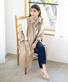 Tiaclasse L 【洗える】ステンカラーコート