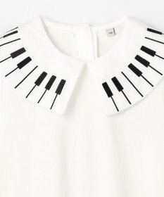 ANY KIDS 音符＆鍵盤デザインブラウス