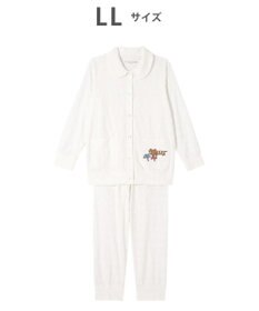 tsumori chisato SLEEP ツモリチサト パジャマ 長袖 長ズボン 綿混(本体) パイル素材 上下セット 前開き tsumori chisato SLEEP UDX556 /ワコール