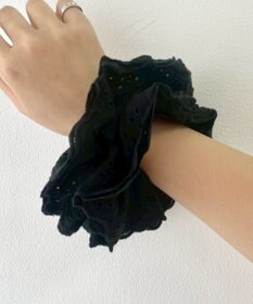 WEGO Lコットンレースシュシュ