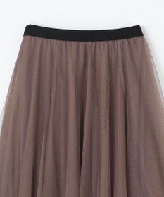 ANY 【ウエストゴム】チュールフレアースカート