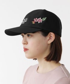 TOCCA 【UV90%以上カット・吸水速乾・抗菌防臭・接触冷感・サイズ調整可・洗える！】EXOTIC FLORAL LOGOCAP キャップ