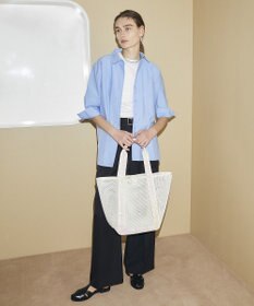 TOPKAPI 【TREASURE TOPKAPI】スパンコール ハンドル メッシュ トート バッグ