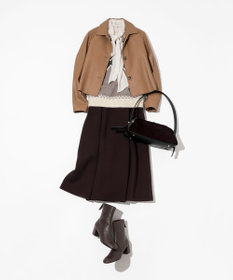 23区 【洗える】ジャガード クルーネック ニット