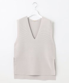 自由区 【洗える】コットンストレッチホールガーメント ベスト