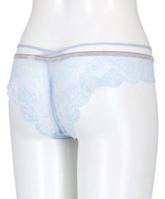 WACOAL Ｔバック ショーツ 【リボンブラ 胸もとフィットながもち】 BXB490とペア はきこみ丈あさめ バックのかぶりが広め ソング レディース PXB490 /ワコール