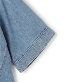 23区 【SLOW/一部店舗限定】LIGHT DENIM クロップド シャツ