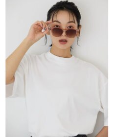 AMERICAN HOLIC モックネック５分袖カットプルオーバー