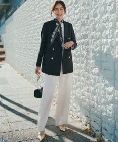 23区 【滝沢眞規子さん着用/VERY掲載】ランダムストライプ ダイヤ スカーフ