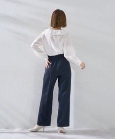 YECCA VECCA ラッフルブラウス