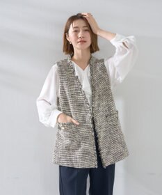 YECCA VECCA ラッフルブラウス