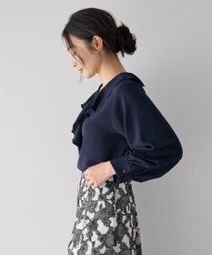 YECCA VECCA ラッフルブラウス