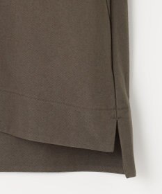 自由区 【洗える】コンビネーションシャーティング パフスリーブ カットソー