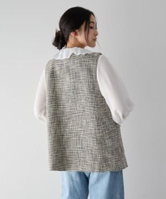 YECCA VECCA ラッフルブラウス