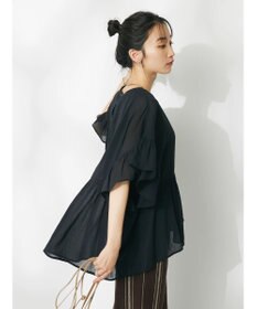 CRAFT STANDARD BOUTIQUE ウ゛ィンテージボイルティアード切替ブラウス