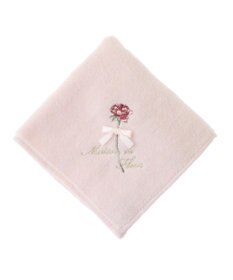 Maison de FLEUR ローズ刺繍タオルハンカチ