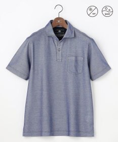 JOSEPH ABBOUD 仕事も休日も【日本素材・オーガニックコットン使用】クールビズ ダディポロ ダルブルー系7