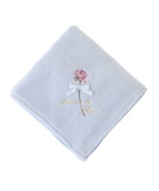 Maison de FLEUR ローズ刺繍タオルハンカチ