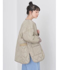 earth music&ecology キルティングハーフブルゾン