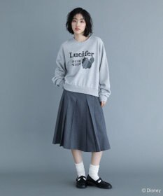 Green Parks Lucifer/ルシファー/レース英字ロゴスウェット