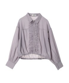 earth music&ecology フリルシャツ