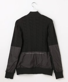 23区GOLF 【MEN】ケーブルジップアップカーディガン　防風裏地付き