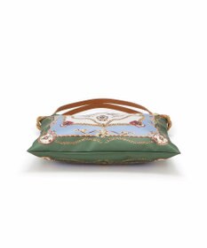 TOPKAPI 【TREASURE TOPKAPI】【アーカイブ】マイルドサテン スカーフ パネル柄 トートバッグ 2023