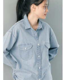 AMERICAN HOLIC Ｗポケットデニムシャツ