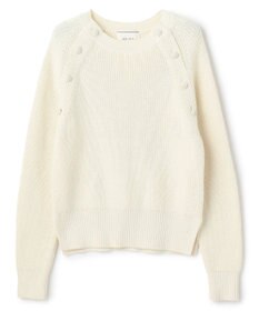 BEIGE， HELIODOR / スポンディッシュマリンボタンニット
