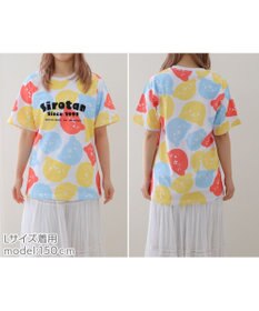 Mother garden しろたん Tシャツ 半袖  《総柄》 ユニセックス