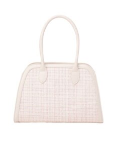 Maison de FLEUR チャーム付きツイード2Wayバッグ