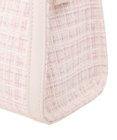 Maison de FLEUR チャーム付きツイード2Wayバッグ