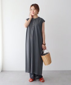 CRAFT STANDARD BOUTIQUE ピグメントヘンリーネックカットソーワンピース