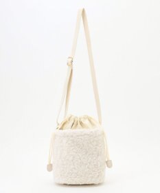 ANY バケットファーショルダーバッグ エクリュ