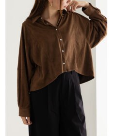 Te chichi ファブリックアソートクロップトシャツ《2025Autumn catalog vol.2 item》