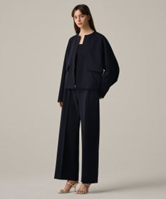 uncrave 【撥水・洗濯機洗い可】プルーフ ダブルクロス ワイド パンツ（uncrave WHITE）