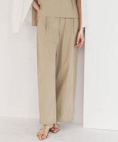 23区 【先行予約/SLOW/一部店舗限定】コットンナイロンタイプライター ワイドカーブ バギー パンツ