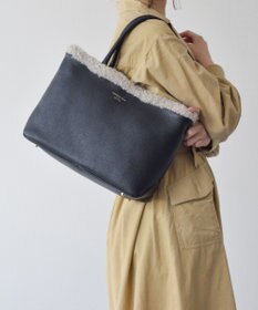 INTER-CHAUSSURES 【CHRISTIAN VILLA】ムートンパイピングバッグ