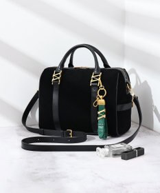 style code 【VerdeVari/ヴェルデヴァリ】スエードボストンバッグ