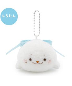 Mother garden しろたん リボンキーホルダー 《しろたん》